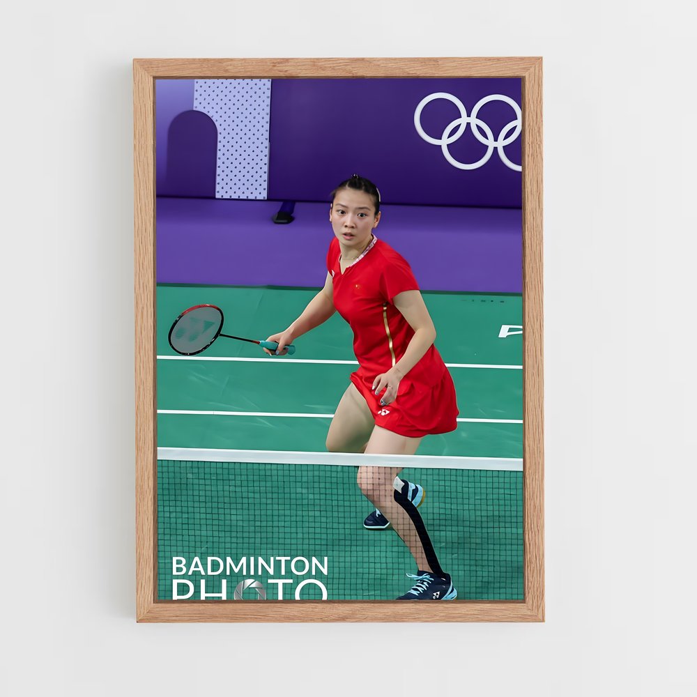Poster Huang yaqiong – affiche Badminton (vue 4)